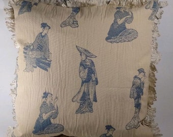 Pillow 16x16 - Geisha Girl Pillow
