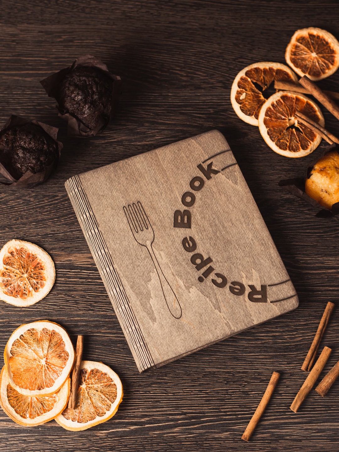 Wood Recipe Book With Recipe Dividers Blank Cook Book - Etsy