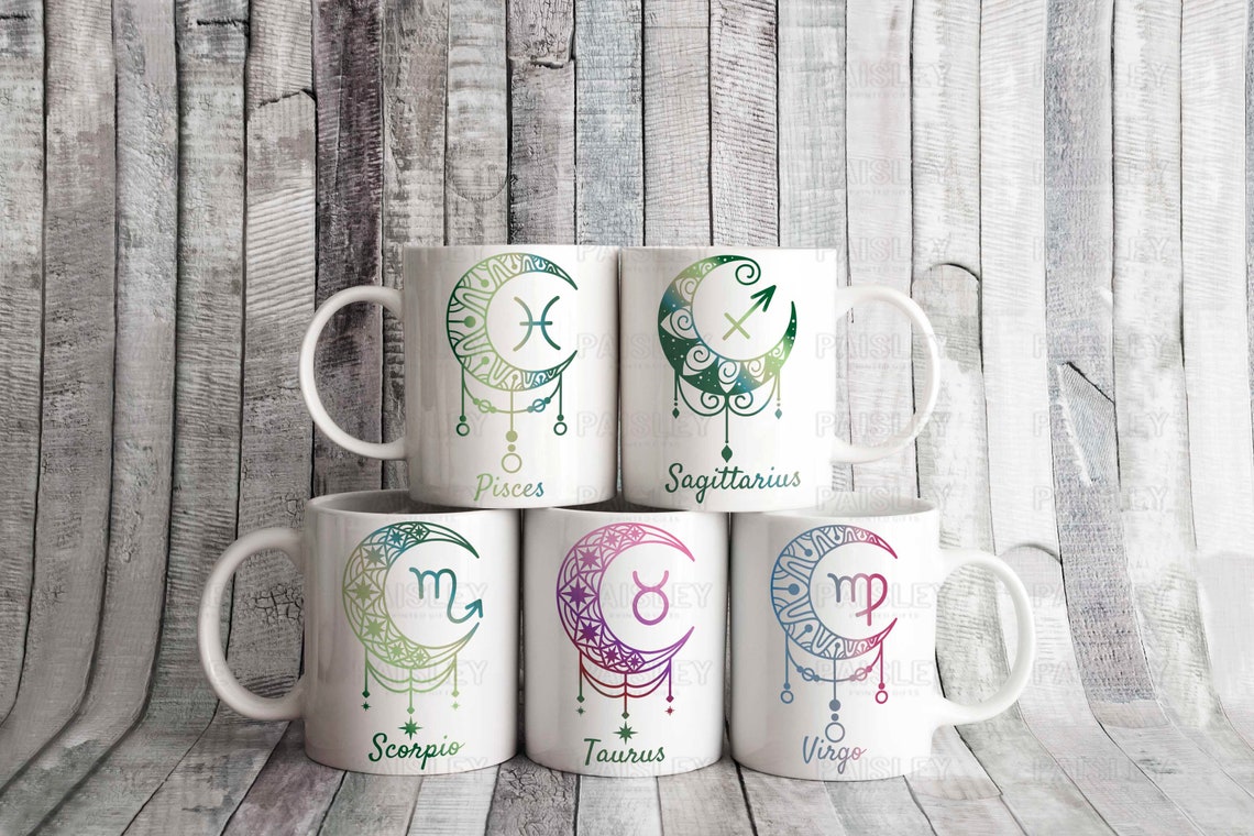 Zodiac Star Sign 11 oz Tea & Coffee Mug Etsy
