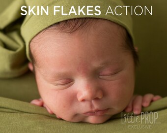 Skin Flakes Action • Digital Download • Newborn Editing Action • Newborn Skin Action • Newborn Action • Photoshop Action