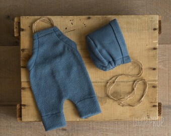 Outfit • Cozy • Romper and Bonnet Set (Different options available)