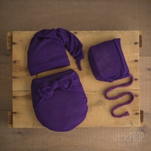 Wonder Wrap • 3 Pieces Set • Violet Textured