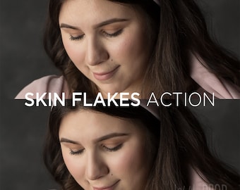 Skin Flakes Action • Digital Download • Newborn Editing Action • Newborn Skin Action • Newborn Action • Photoshop Action