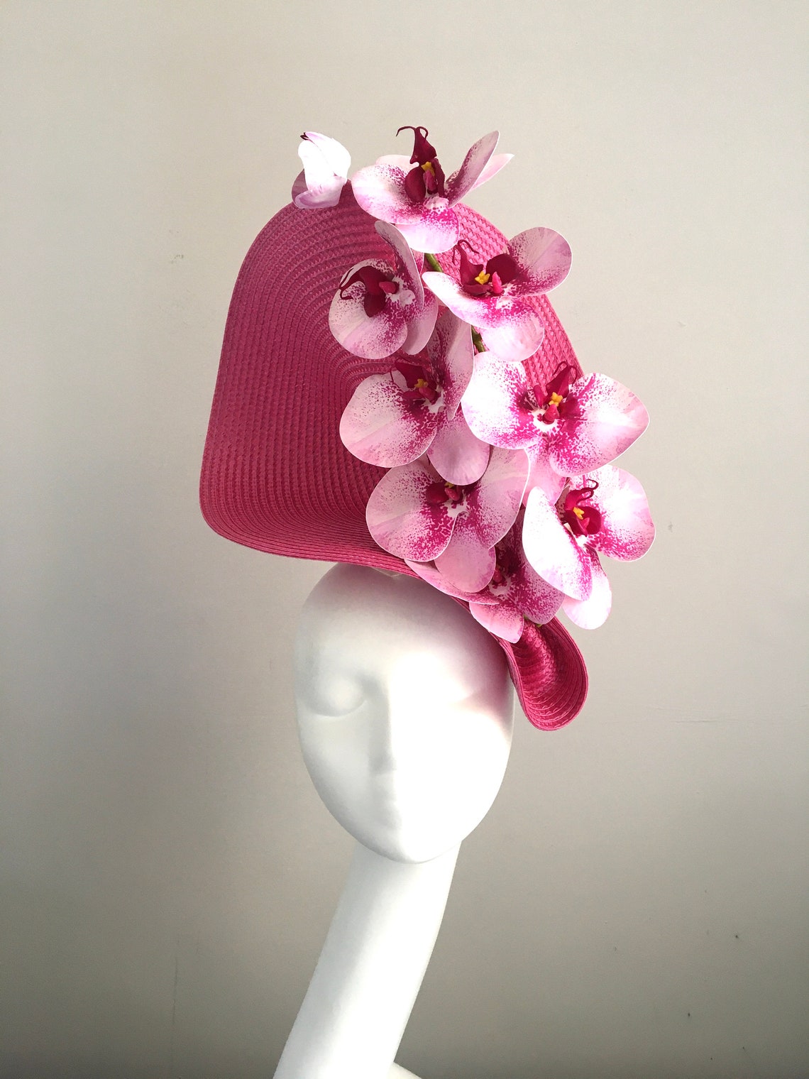cerise pink hats for weddings