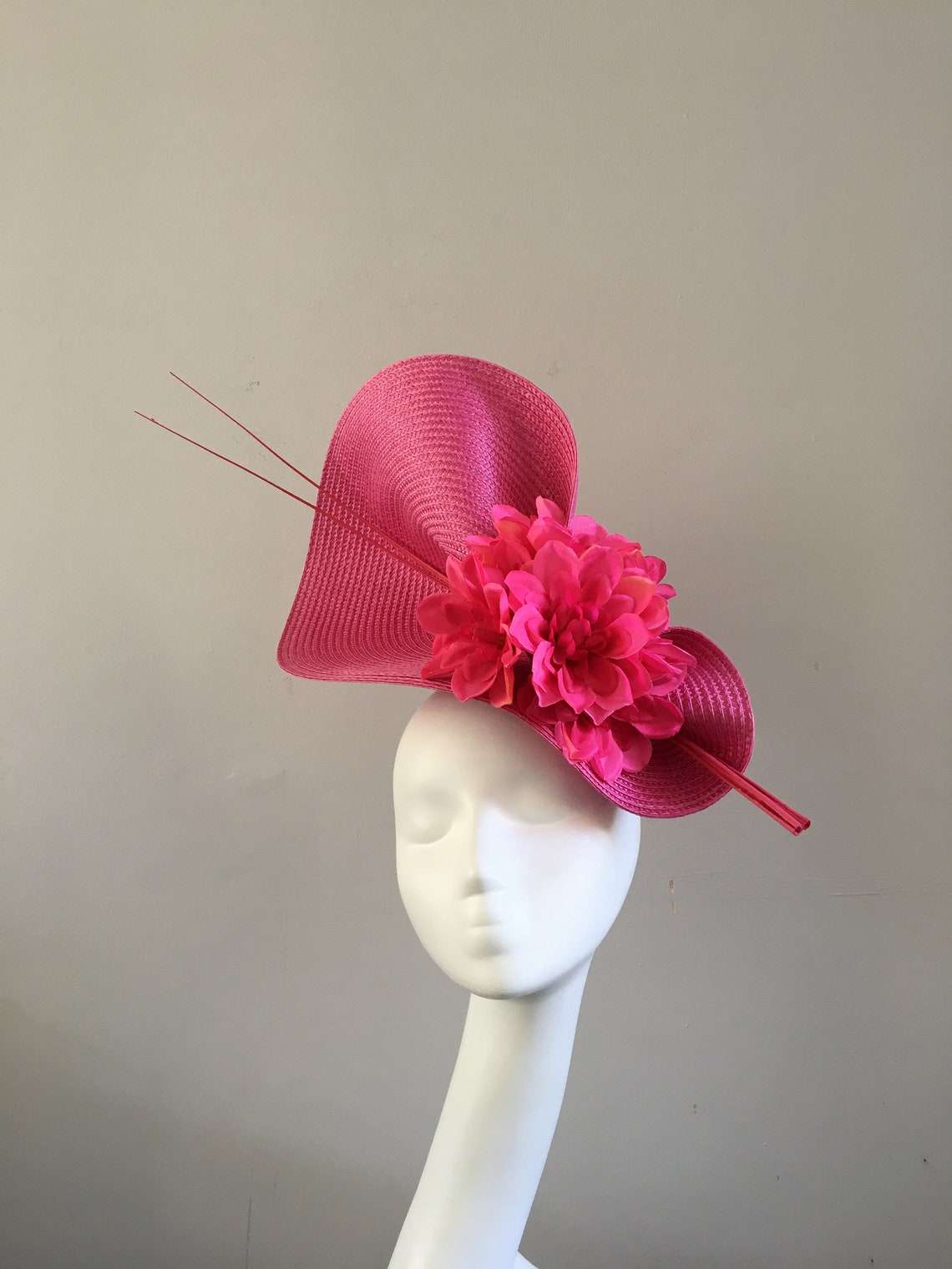 cerise pink hats for weddings