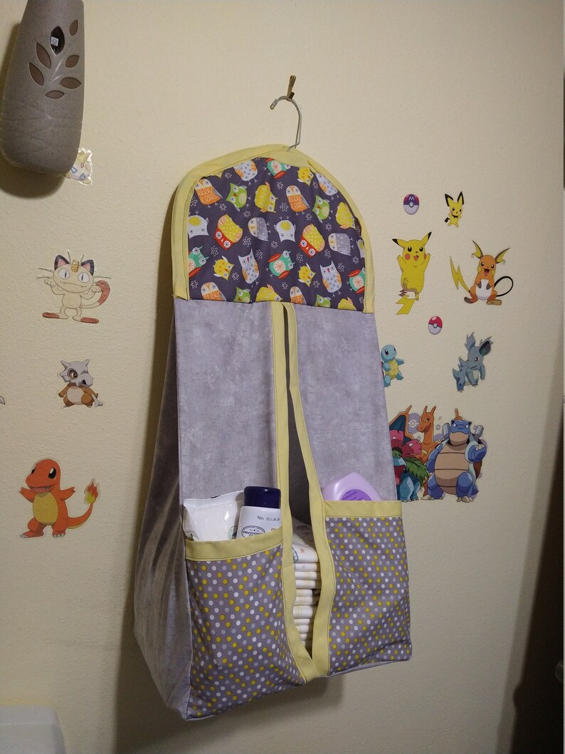 Hanging Diaper Holder Diaper Organizer Towel or Blanket Etsy