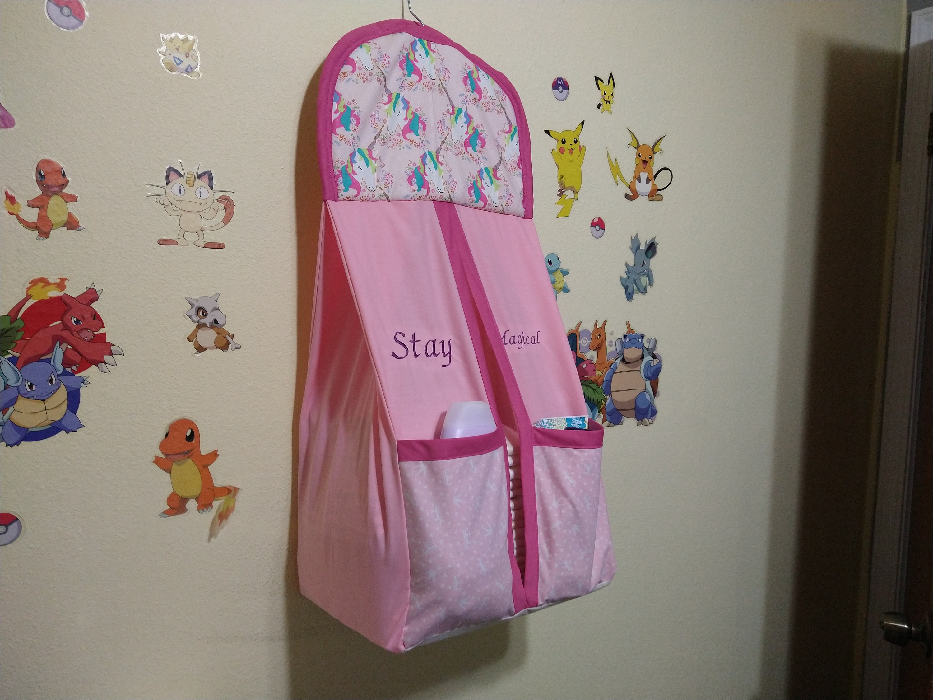 Hanging Diaper Holder Diaper Organizer Towel or Blanket Etsy