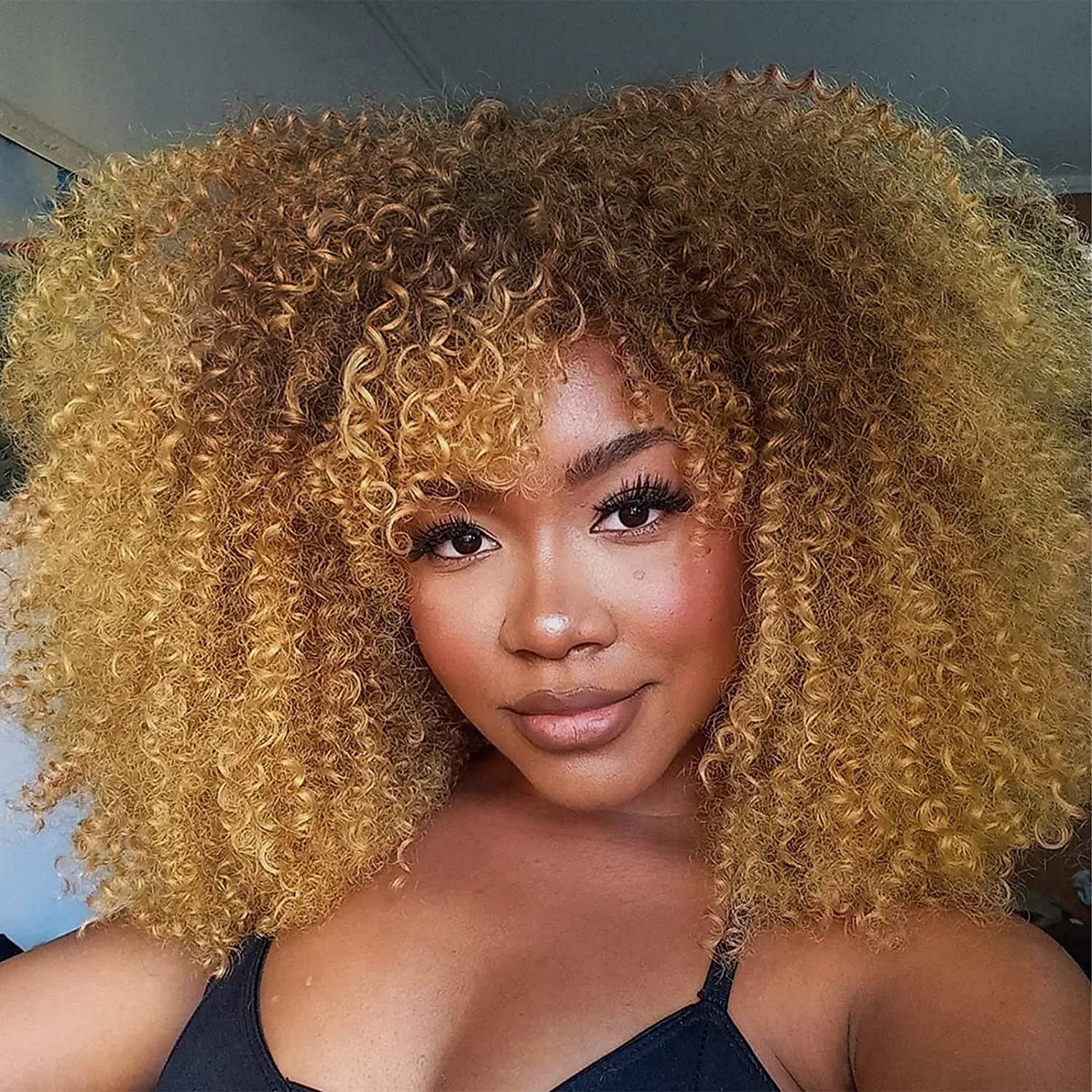 Blonde Afro - Etsy
