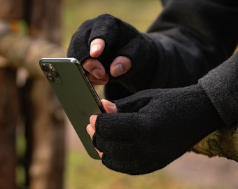 Fingerless gloves for men