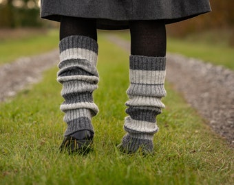 Wool leg warmers