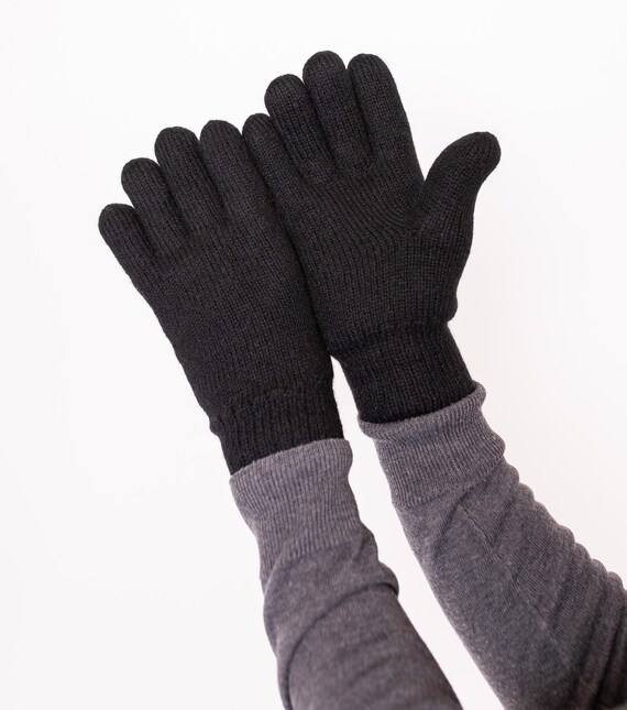 Sehr warme Wollhandschuhe fr Mnner - Etsy.de
