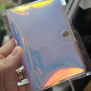 Slim Holographic Passport Holder: Clear Passport Wallet. Gift for her. Bild 10