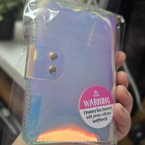 Slim Holographic Passport Holder: Clear Passport Wallet. Gift for her. Bild 11
