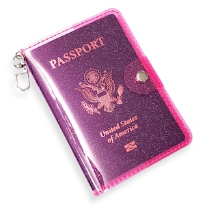Funda delgada transparente para pasaporte / regalos / Byhandart / Protector de pasaporte de vinilo transparente / Carteras para tarjetas / Carteras para pasaporte