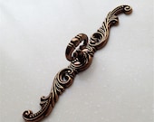 Vintage Style Dresser Knobs Ring Drawer Pulls Handles Antique Coffee Backplate Kitchen Cabinet Door Knobs Handle Pull Knob Back Plate Rustic