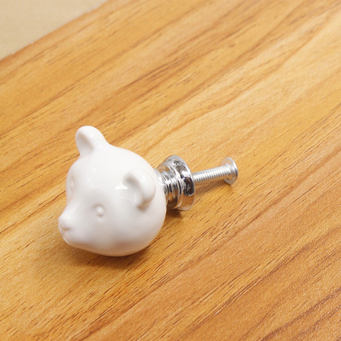Panda Shape perillas de cerámica / Dresser Knob Drawer Pulls | Etsy