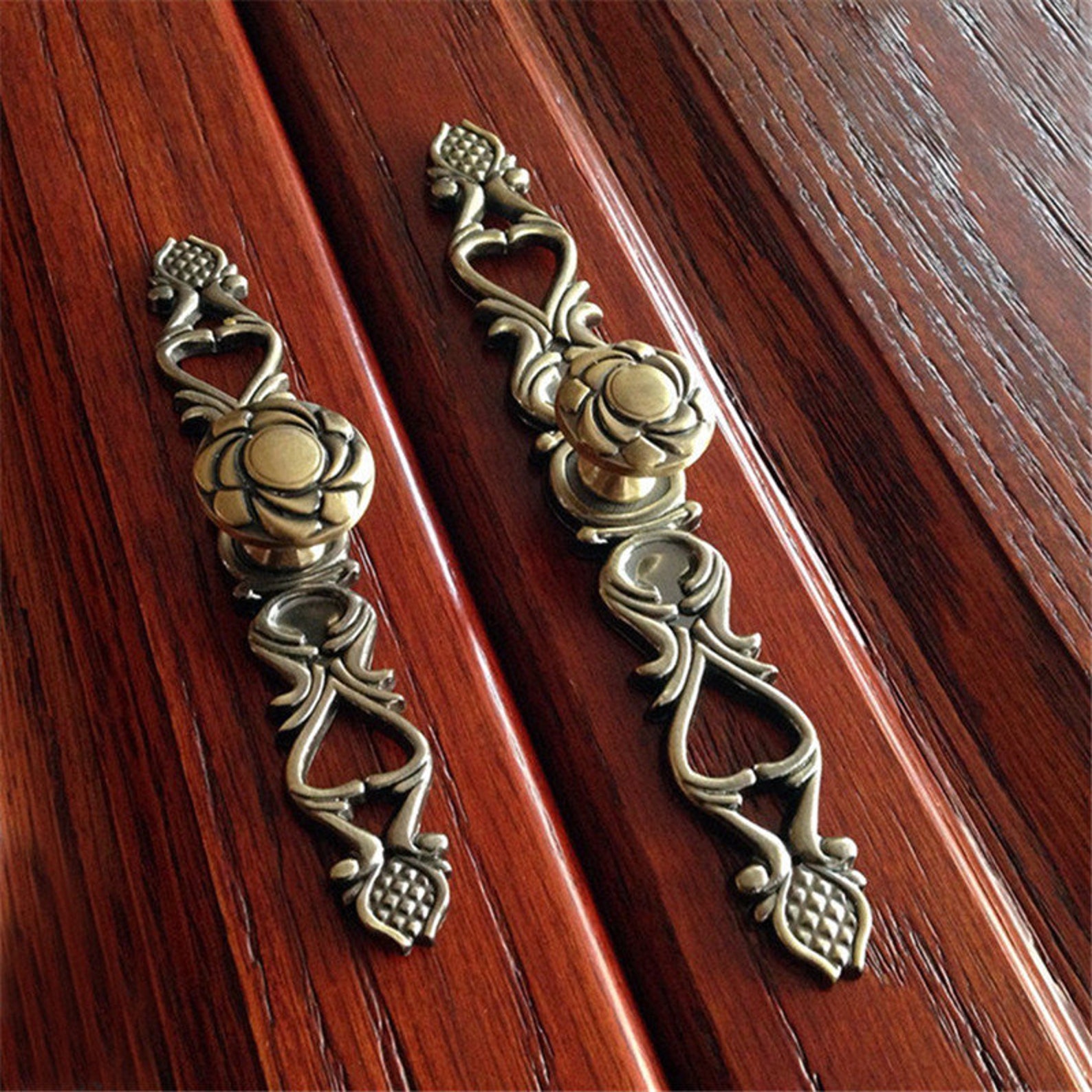 Dresser Pulls Drawer Knobs Pulls Handles Backplate/ Shabby Etsy