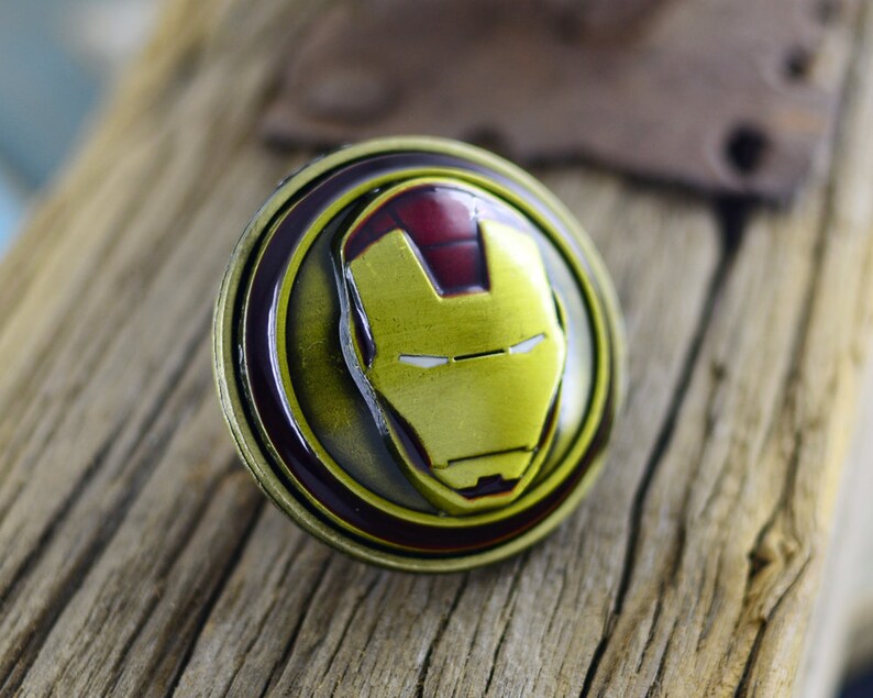 Iron Man Drawer Knobs Super Hero Knobs Furniture Etsy
