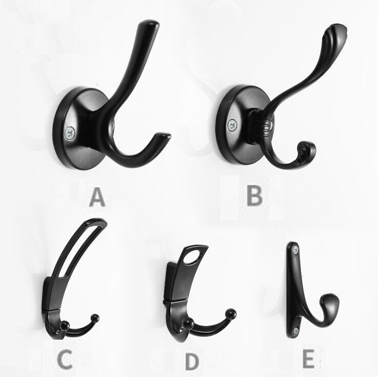 Wall Hooks / Decorative Hooks Wall Hook Black Retro Coat Etsy