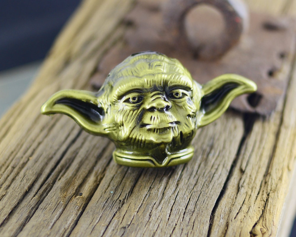 Star Wars Master Yoda Drawer Knobs / Star Wars Knobs / Etsy