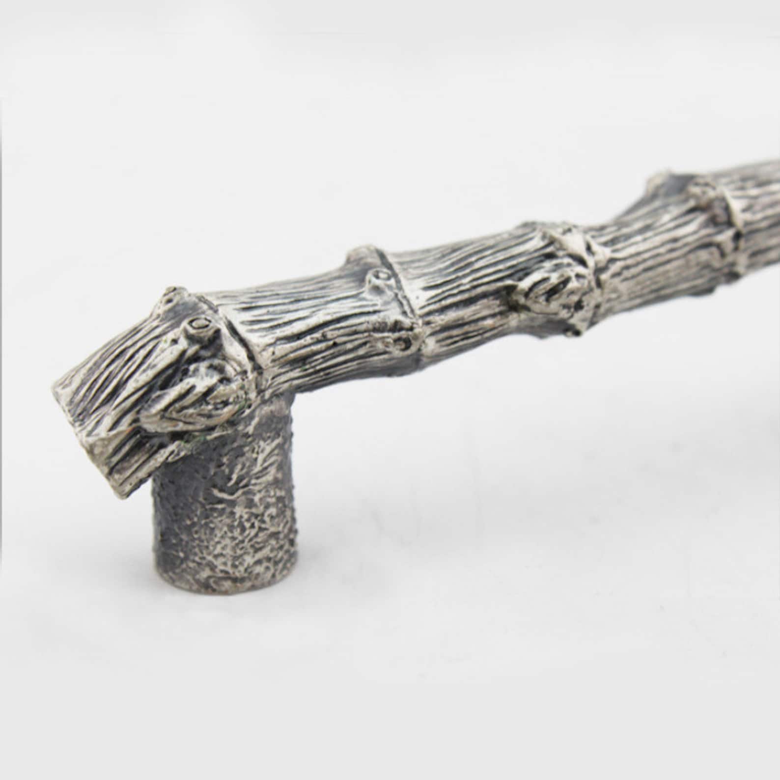 Antique Silver Dresser Knobs Tree Branch Drawer Pulls Knobs Etsy