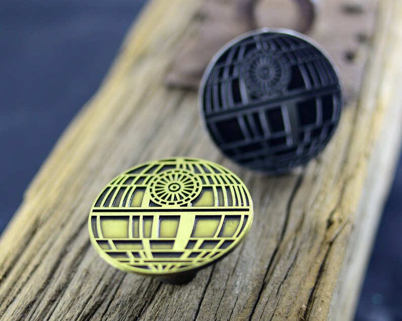 Star Wars Death Star Drawer Knobs / Death Star Star Wars Etsy