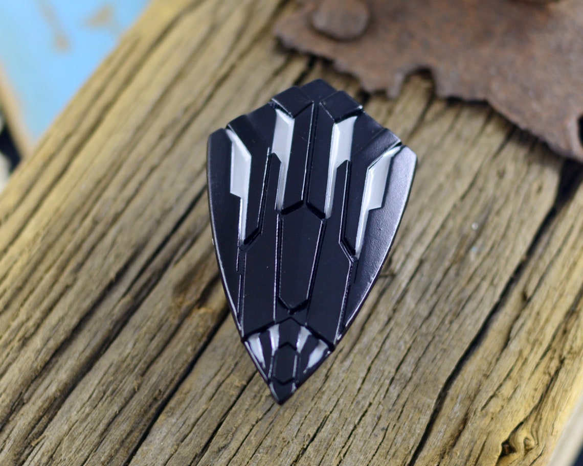 Black Panther Shield Drawer Knobs Super Hero Knobs Etsy