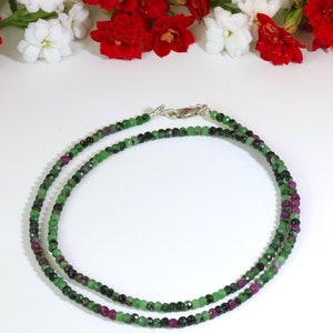 Ruby Zoisite Necklace