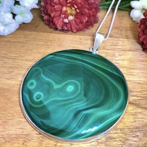 Malachite Pendant - XL