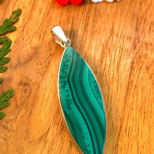malachite pendant