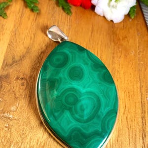 malachite pendant