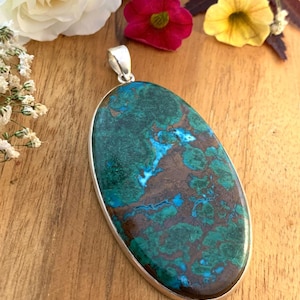 Chrysocolla Pendant - XL