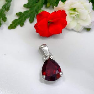 garnet pendant