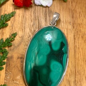 malachite pendant