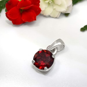 garnet pendant
