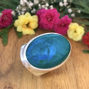 Shattuckite Ring