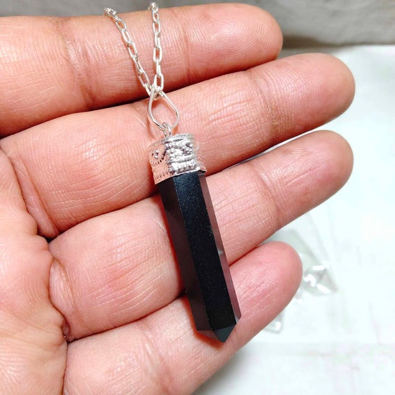 Black obsidian sale necklace for protection