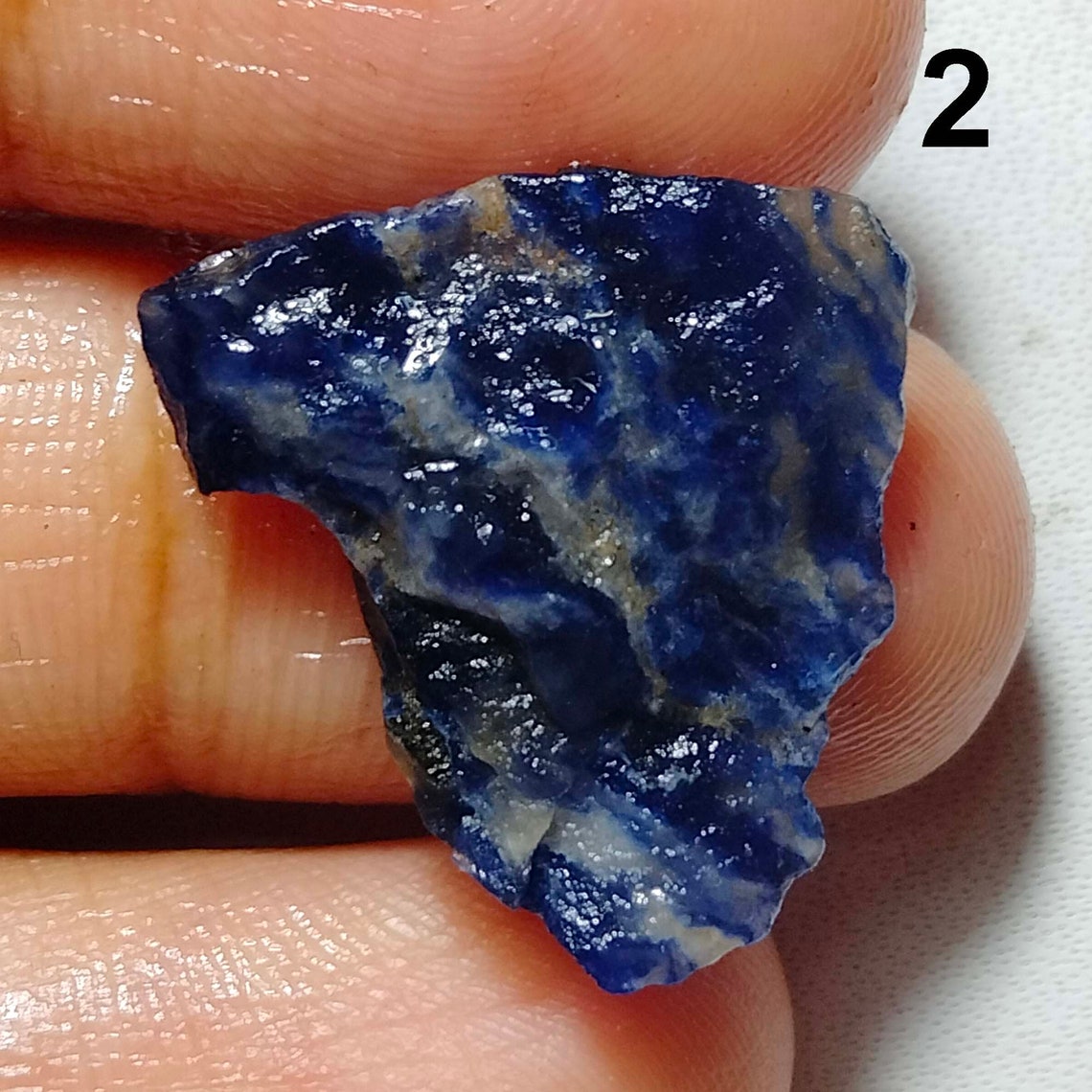 Raw Sodalite Rough Sodalite Healing Crystal Grade A Natural Etsy
