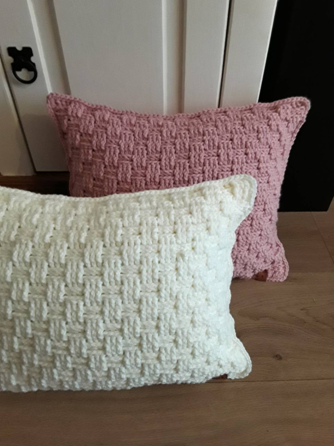 Cushion Pillow Crocheted & Handmade Sofa or Bed Pillow | Etsy