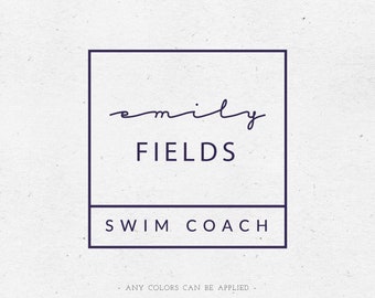 Logo Design, Business Logo Design, modernes Premade Logo, conception de Logo de calligraphie, photographie Logo, Branding kit, moderne, image de marque, Logo blog