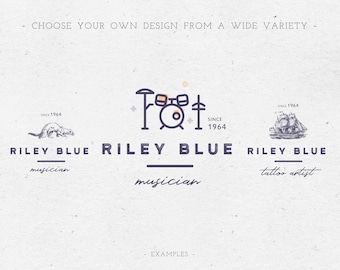 Logo Design, Business Logo Design, modernes Premade Logo, conception de Logo de calligraphie, photographie Logo, Branding kit, moderne, image de marque, Logo blog