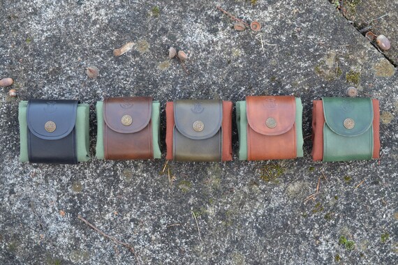 leather and canvas bushcraft bolsa