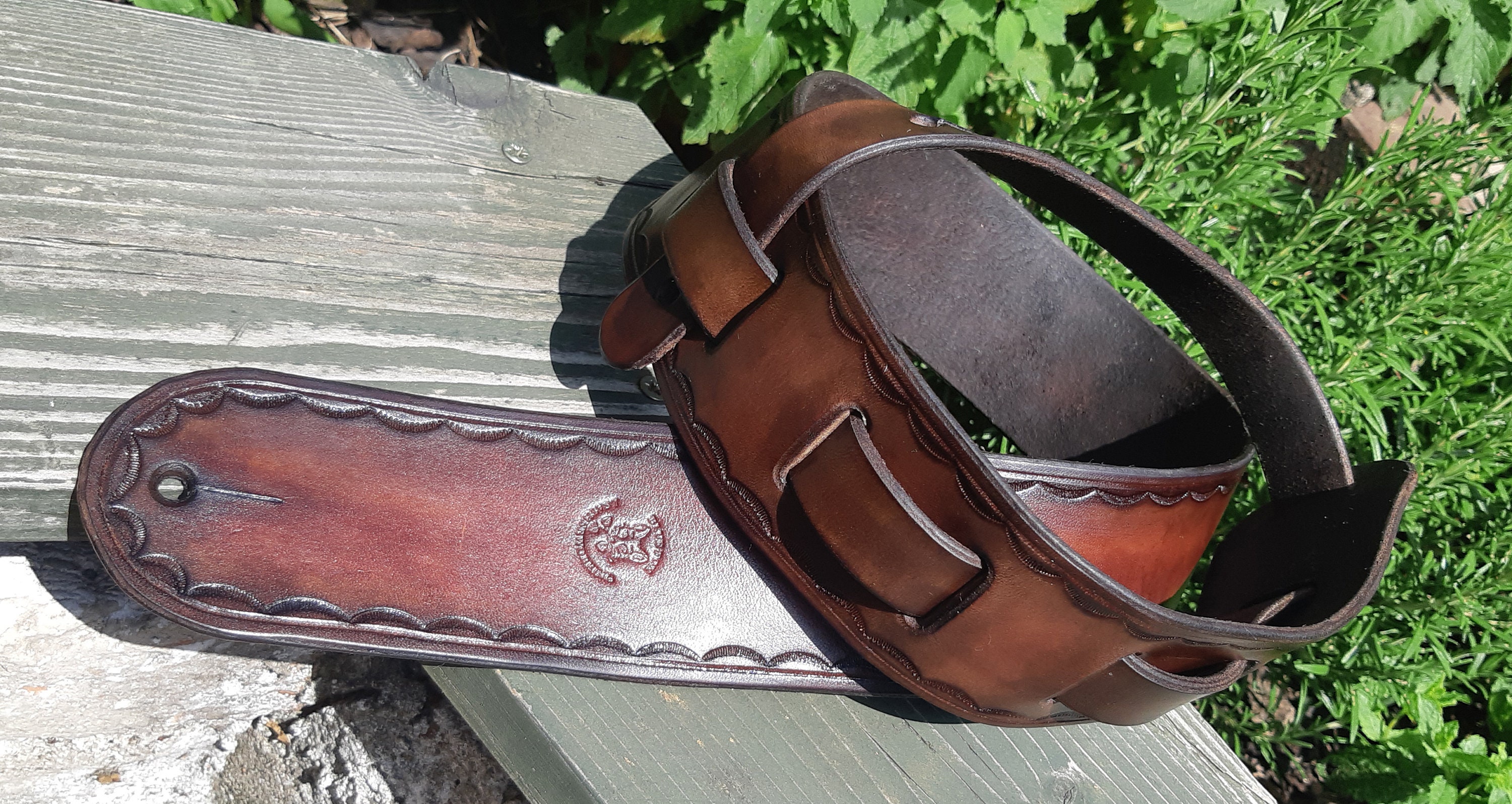 Leather Guitar Strap Etsy