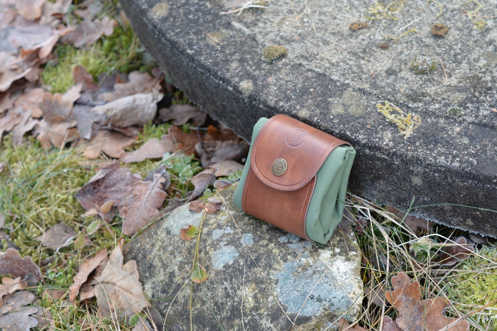 Leather and Canvas Bushcraft Bag Etsy