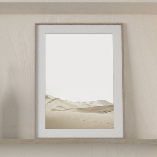 Desert art prints, Sahara print, Sahara desert, Desert wall art, Beigh wall art, Printable wall art, Living room decor, Photography print