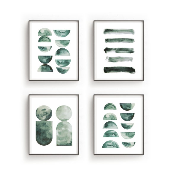 Watercolor Wall Art Abstract Etsy