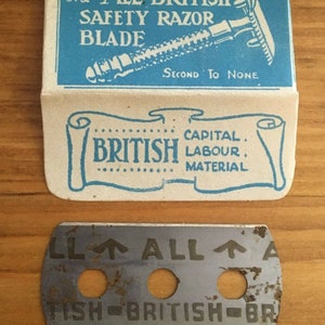 WW2 Escape & Evade Razor Blade “All British” World War 2 Collectables