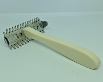 Maquinilla de afeitar de seguridad Durham Duplex vintage para el cuidado personal y el afeitado. Artículos de colección.