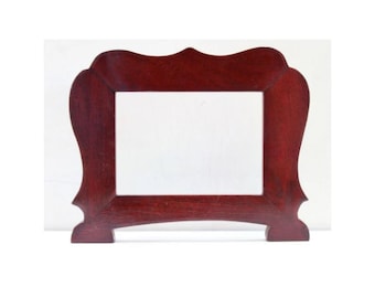 Marco de fotos de madera tallado a mano: estilo tradicional rajasthani