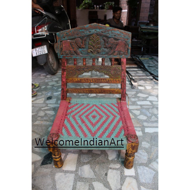 chaise Basse En Bois